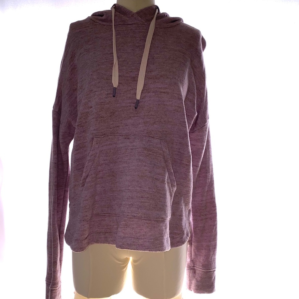 a new day (Target) - purple light knit pullover hoodie